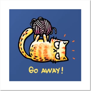 Go Away! Posters and Art